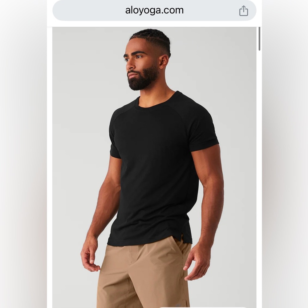 Block short-sleeve T-shirt - Alo Triumph Raglan Tee